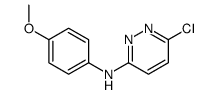 6-chloro-N-(4-methoxyphenyl)pyridazin-3-amine结构式