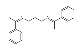 1-phenyl-N-[3-(1-phenylethylideneamino)propyl]ethanimine结构式