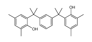 2,2'-(1,3-phenylenediisopropylidene)bis[4,6-xylenol]结构式