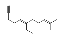 6-ethyl-10-methylundeca-5,9-dien-1-yne Structure