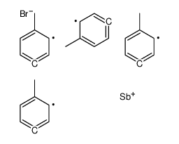 tetrakis(4-methylphenyl)stibanium,bromide Structure