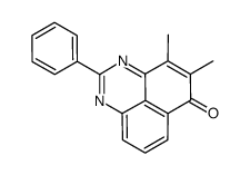4,5-dimethyl-2-phenylperimidin-6-one Structure