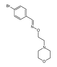 4-bromo-benzaldehyde O-(2-morpholin-4-yl-ethyl)-oxime Structure
