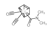 carbon monoxide,cyclopenta-1,3-diene,dimethylaminomethanone,iron(6+) Structure