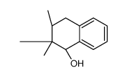 (1R,3S)-2,2,3-trimethyl-3,4-dihydro-1H-naphthalen-1-ol结构式