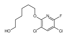 6-(3,5-dichloro-6-fluoropyridin-2-yl)oxyhexan-1-ol Structure