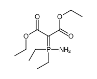 diethyl 2-[amino(diethyl)-λ5-phosphanylidene]propanedioate结构式