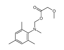 (N,2,4,6-tetramethylanilino)methyl 2-methoxyacetate Structure