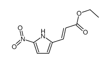 ethyl 3-(5-nitro-1H-pyrrol-2-yl)prop-2-enoate结构式