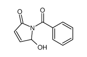 1-benzoyl-2-hydroxy-2H-pyrrol-5-one结构式