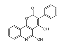 4-hydroxy-3-phenyl-6H-pyrano[3,2-c]quinoline-2,5-dione Structure