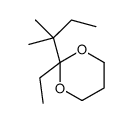 2-ethyl-2-(2-methylbutan-2-yl)-1,3-dioxane结构式