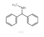 N-methyl-1,1-diphenyl-methanamine结构式