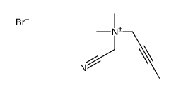 but-2-ynyl-(cyanomethyl)-dimethylazanium,bromide Structure