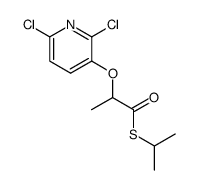 2-(2,6-Dichloro-pyridin-3-yloxy)-thiopropionic acid S-isopropyl ester结构式