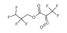 2,2,3,3-Tetrafluoropropoxycarbonyltrifluoromethylketen结构式