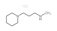 N-methyl-3-(1-piperidyl)propan-1-amine结构式