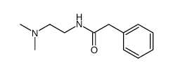 N-[2-(dimethylamino)ethyl]-2-phenylacetamide结构式