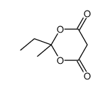 2-ethyl-2-methyl-1,3-dioxane-4,6-dione Structure