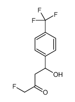 1-fluoro-4-hydroxy-4-[4-(trifluoromethyl)phenyl]butan-2-one结构式