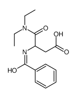 3-benzamido-4-(diethylamino)-4-oxobutanoic acid Structure
