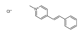 1-methyl-4-(2-phenylethenyl)pyridin-1-ium,chloride Structure