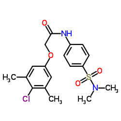 2-(4-Chloro-3,5-dimethylphenoxy)-N-[4-(dimethylsulfamoyl)phenyl]acetamide Structure