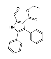 ethyl 2-formyl-4,5-diphenyl-1H-pyrrole-3-carboxylate结构式