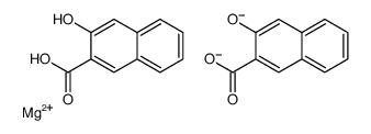 magnesium bis(3-hydroxy-2-naphthoate)结构式