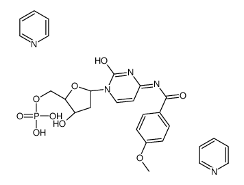 N(4) anisoyl-2'-deoxycytidine 5'-monophosphate pyridinium结构式