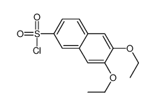 6,7-Diethoxy-2-naphthalenesulfonyl chloride Structure