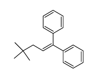 4,4-dimethyl-1,1-diphenyl-1-pentene Structure