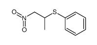 (β-nitro-isopropyl)-phenyl sulfide Structure