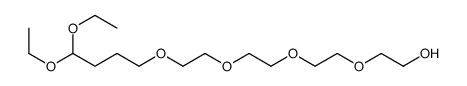 2-[2-[2-[2-(4,4-diethoxybutoxy)ethoxy]ethoxy]ethoxy]ethanol Structure