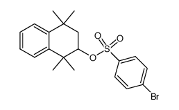 1,1,4,4-tetramethyl-1,2,3,4-tetrahydronaphthalen-2-yl 4-bromobenzenesulfonate Structure