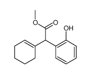 α-(1-cyclohexenyl)-2-hydroxybenzeneacetic acid methyl ester Structure