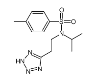 4-methyl-N-propan-2-yl-N-[2-(2H-tetrazol-5-yl)ethyl]benzenesulfonamide结构式