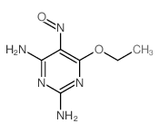 2,4-Pyrimidinediamine,6-ethoxy-5-nitroso- Structure