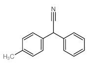 2-(4-methylphenyl)-2-phenyl-acetonitrile结构式