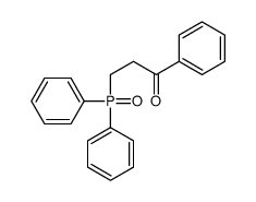 3-diphenylphosphoryl-1-phenylpropan-1-one Structure