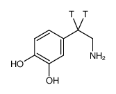 dopamine, [7-3h(n)]结构式