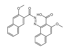 3-Methoxy-2-naphthalenecarboxylic acid 1-[(3-methoxy-2-naphthalenyl)carbonyl] hydrazide结构式