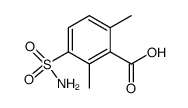 2,6-dimethyl-3-sulfamoyl-benzoic acid Structure