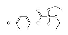 (4-chlorophenyl) diethoxyphosphorylformate结构式