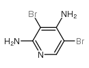 2,4-Diamino-3,5-dbromopyridine结构式