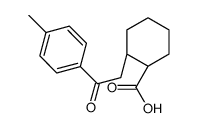 CIS-2-[2-(4-METHYLPHENYL)-2-OXOETHYL]CYCLOHEXANE-1-CARBOXYLIC ACID结构式
