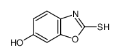 6-hydroxy-2-mercaptobenzoxazole Structure