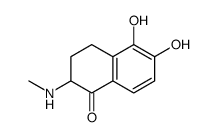 1(2H)-Naphthalenone, 3,4-dihydro-5,6-dihydroxy-2-(methylamino)- (9CI) structure