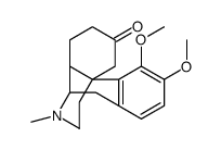 3,4-Dimethoxy-N-methyl-6-oxomorphinan结构式