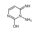 2(1H)-Pyrimidinone,1-amino-3,6-dihydro-6-imino-(9CI) structure